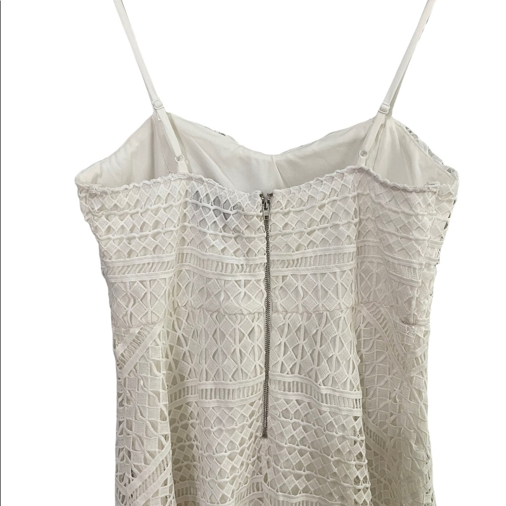 Lulu’s White Crochet Lace Skater Dress - Picture 8 of 10
